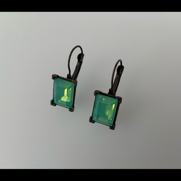 Sweet Lola Jewelry - Sweet Lola Pacific Opal Art Deco Earrings